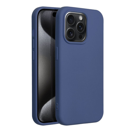 Futerał SILICONE do IPHONE 15 PRO niebieski
