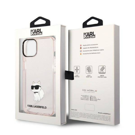 Karl Lagerfeld IML NFT Choupette - Etui iPhone 14 Plus (różowy)