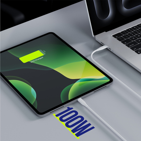 Allity kabel AUC-02 USB-C - USB-C 2,0 m 100W biały