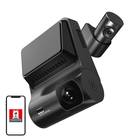 Wideorejestrator DDPAI Z50 GPS DUAL WiFi 4K + kamera tylna