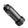HOCO car charger Z49 2.4A 2xUSB + cable Micro USB Black