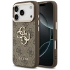 Guess 4G Big 4G Classic Logo Case for iPhone 17 Pro Max - Brown and Gold