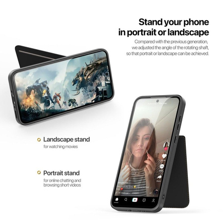 DUX DUCIS futerał RAFI II MAG z podstawką kompatybilny z MagSafe do SAMSUNG A35 czarny