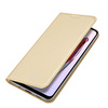 Dux Ducis Skin Pro Case For Xiaomi Redmi 11A / Poco C55 / Redmi 12C Cover Flip Card Wallet Stand Gold