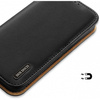 Etui portfel z blokadą RFID do iPhone 15 Plus Dux Ducis Hivo - czarne