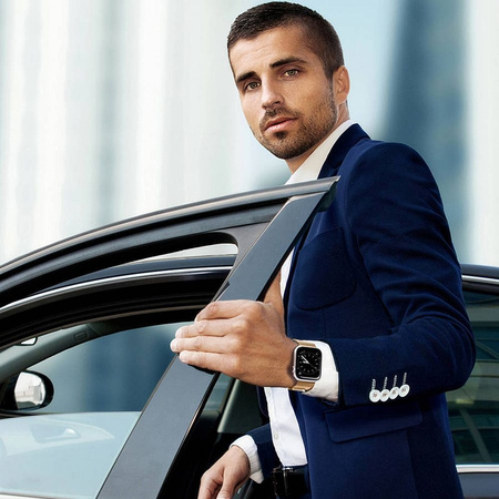 Pasek do APPLE WATCH 38 / 40 / 41 MM Dux Ducis Strap Milanese złote