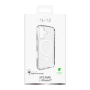 Etui Puro Lite Mag TPU+PC kompatybilne z MagSafe na iPhone 17 - przezroczyste z białym pierścieniem