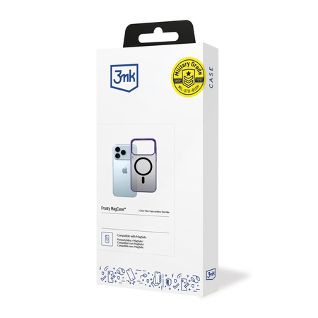 Apple iPhone 17 Pro Max - 3mk Frosty MagCase Purple