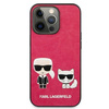 Karl Lagerfeld KLHCP13LPCUSKCP iPhone 13 Pro / 13 6,1" fuksja/fushia hardcase Ikonik Karl & Choupette