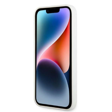 Karl Lagerfeld nakładka do iPhone 14 Plus 6,7" KLHMP14MSNCHBCH biała hard case Magsafe Silicone NFT Choupette