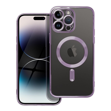 Futerał ELECTRO MAG COVER kompatybilny z MagSafe do IPHONE 17 fioletowy