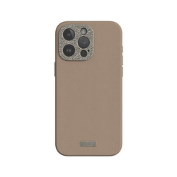 Moshi Napa MagSafe - Skórzane etui iPhone 15 Pro (Woodsmoke Brown)