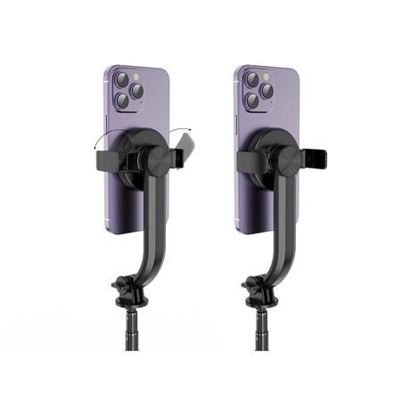 Zestaw / uchwyt selfie z pilotem na bluetooth tripod kompatybilny z MagSafe SSTR-C09 czarny