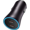 Baseus Golden Contactor Pro car charger 2x USB-C 40W gray (CGJP000013)