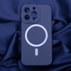 Nakładka Silicon Mag do iPhone 16 Pro 6,3&quot; ciemnoniebieska