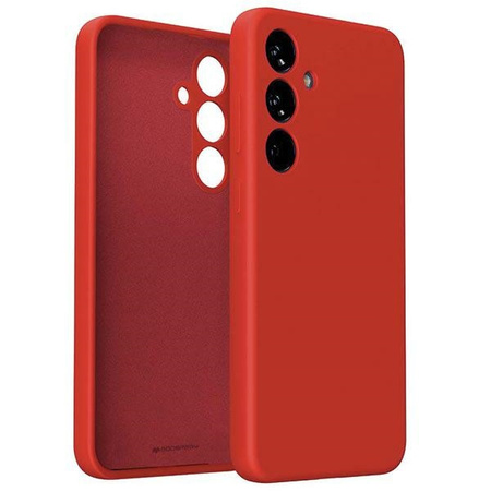 Mercury Silicone Case Samsung S23 FE 5G RED / CZERWONY