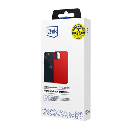 Apple iPhone 13 - 3mk Hardy MagSilicone Red