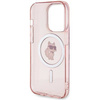 Karl Lagerfeld IML Choupette MagSafe Hülle für iPhone 15 Pro Max – Rosa