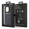 Etui BMW Stamped Tricolor Stripe na iPhone 15 Pro - czarne