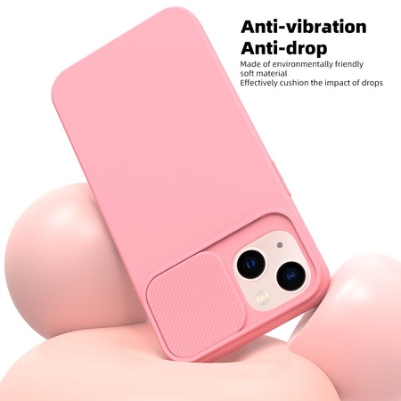 Futerał SLIDE do SAMSUNG A35 5G jasnoróżowy