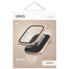Etui UNIQ Voute do Apple Watch Series 10 46mm szkło hartowane różowo-złoty