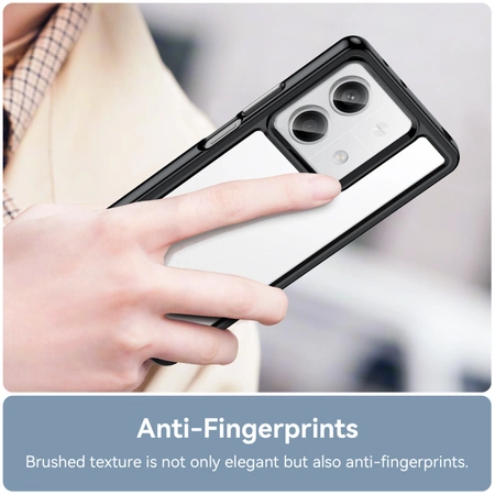 Outer Space Case mit Gelrahmen für Xiaomi Redmi Note 13 5G – Schwarz