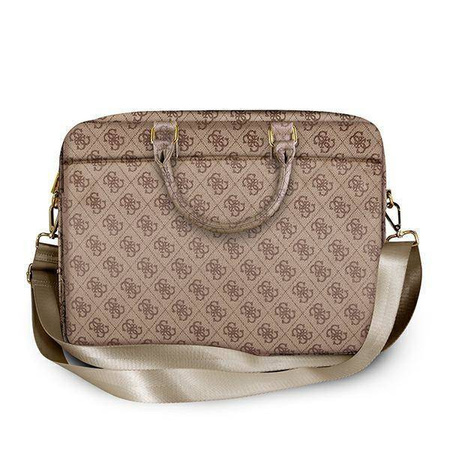 Guess Torba GUCB154GB 15" brąz/brown 4G Uptown