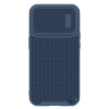 Nillkin Textured S Case iPhone 14 Pro Max gepanzerte Hülle mit Kameraabdeckung blau