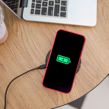 Futerał Silicone Mag Cover kompatybilny z MagSafe do IPHONE 14 PLUS czerwony