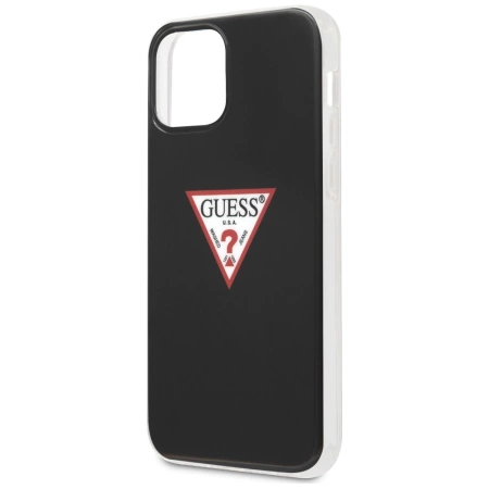 Guess GUHCP12MPCUCTLBK iPhone 12 Pro / iPhone 12 czarny/black hardcase Triangle Collection