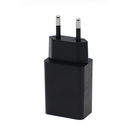 ŁADOWARKA SIECIOWA 2.4A + KABEL TYP-C USB CZARNA DENMEN 2400mA DC01 12W BLACK