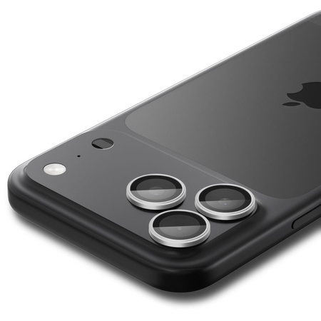 OSŁONA APARATU SPIGEN OPTIK PRO GLAS.TR ”EZ FIT” CAMERA PROTECTOR 2-PACK IPHONE 16 PRO / MAX / 17 PRO / MAX SILVER