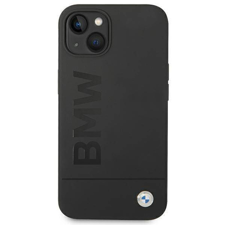 Original Handyhülle IPHONE 14 PLUS BMW Hardcase Silicone Signature Logo Magsafe schwarz