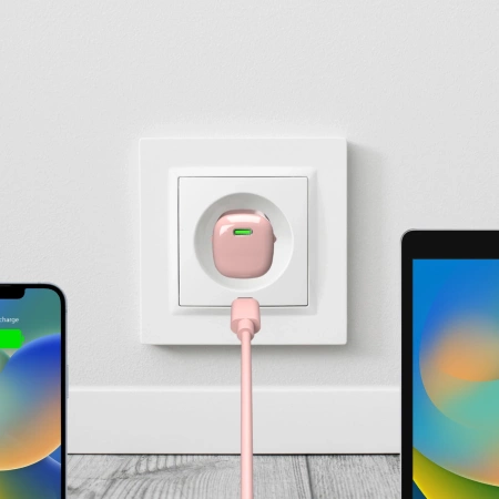 Puro 20W GaN USB-C Wall Charger - Pink