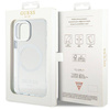 Guess GUHMP12MHTRMS iPhone 12/12 Pro 6.1" srebrny/silver hard case Metal Outline Magsafe