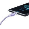 BASEUS kabel USB A do Typ C PD 100W Explorer CATS010405 1 m fioletowy