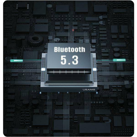 USAMS Słuchawki Bluetooth 5.3 TWS X-don series ENC bezprzewodowe fioletowy gradient/purple blue BHUENCXD04 (US-XD19)