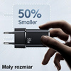 USAMS Ład. siec. 1xUSB-C+1xUSB T43 33W(only head) PD3.0 +QC3.0 Fast Charging biały/white CC144TC02 (US-CC144)