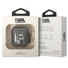 Original Case APPLE AIRPODS Karl Lagerfeld Gliter Karl&Choupette (KLA2HNKCTGK) black