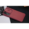 Nillkin Qin Leather Pro Case Case for Samsung Galaxy S22 + (S22 Plus) Camera Protector Holster Cover Flip Cover Brown