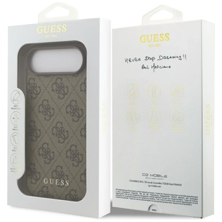 Guess 4G Classic Case for iPhone 17 Air - Brown