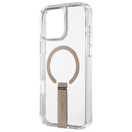 UNIQ etui Eleva with Vertica Stand       iPhone 16 Pro 6.3" złoty/taupe gold