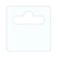 Euro pendant 50x50 mm premium with rubber glue 1000 pcs/roll (0.35 mm foil)