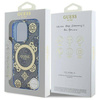 Original Case IPHONE 16 PRO Guess Hardcase IML Peony On 4G Background MagSafe (GUHMP16LH4PYEEB) blue