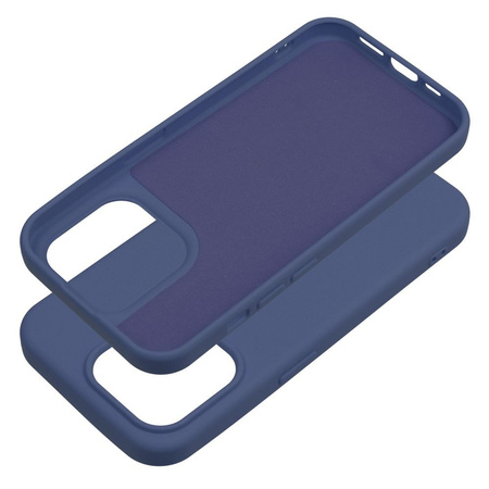 Futerał SILICONE do IPHONE 15 PRO niebieski