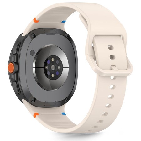 TECH-PROTECT SILICONE SAMSUNG GALAXY WATCH 8 / CLASSIC (40 / 44 / 46 MM) STARLIGHT