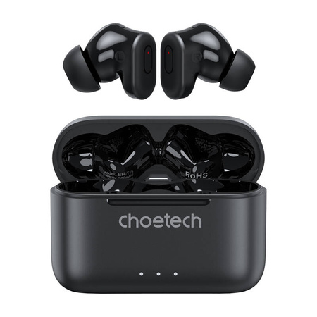 Słuchawki bezprzewodowe TWS Choetech BH-T15 ANC+ENC (czarne)