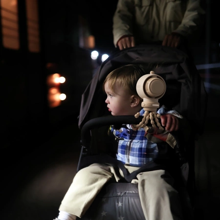 Jisulife Stroller Fan Life2S 5000mAh with Flexible Legs, Desk, Stroller, Filter - Green