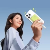 Baseus Popsicle 5200mAh 20W Powerbank with Built-in Lightning Cable (+ White Baseus Simple USB-C - USB-C 60W/20V/3A/30cm Cable) - White-Green