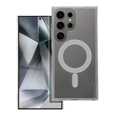Futerał CLEAR MAG COVER kompatybilny z MagSafe do SAMSUNG S25 EDGE transparentny